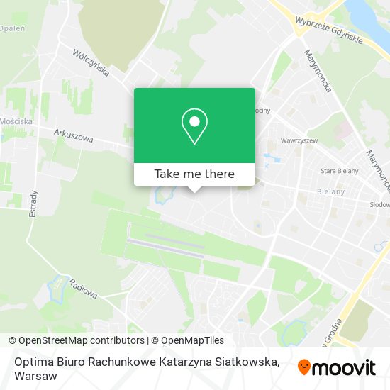 Optima Biuro Rachunkowe Katarzyna Siatkowska map