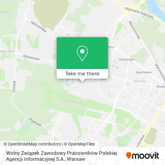 Wolny Związek Zawodowy Pracowników Polskiej Agencji Informacyjnej S.A. map