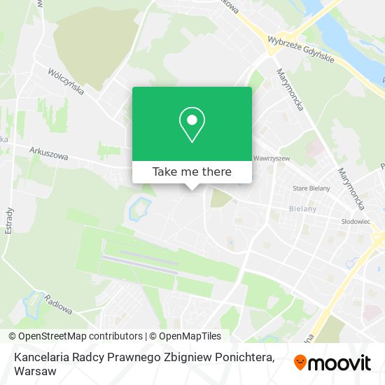 Kancelaria Radcy Prawnego Zbigniew Ponichtera map