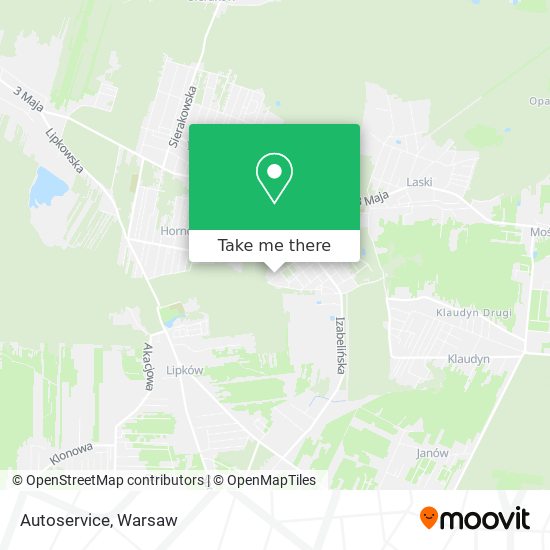 Autoservice map