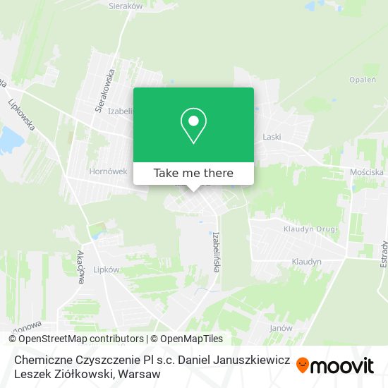 Chemiczne Czyszczenie Pl s.c. Daniel Januszkiewicz Leszek Ziółkowski map