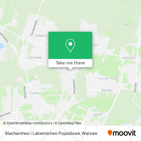 Blacharstwo i Lakiernictwo Pojazdowe map