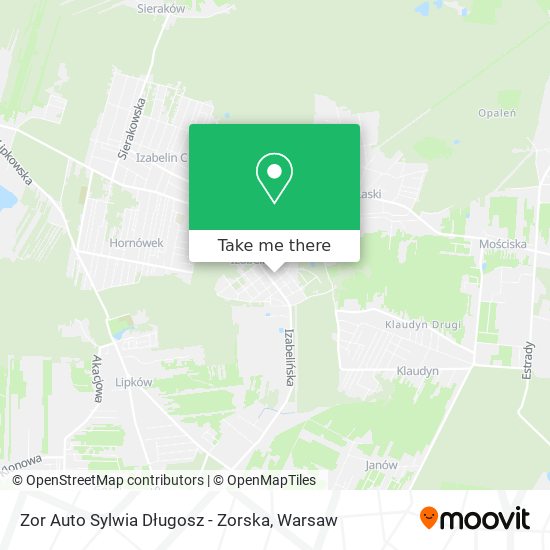 Zor Auto Sylwia Długosz - Zorska map