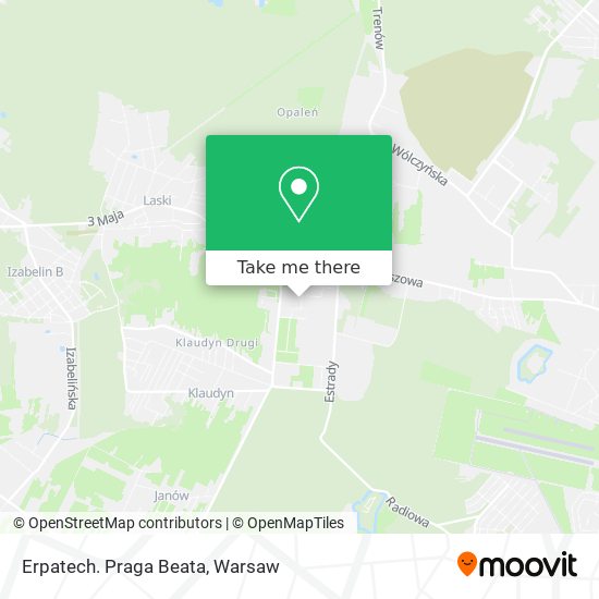 Erpatech. Praga Beata map