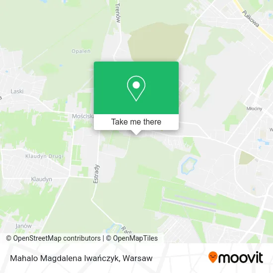 Mahalo Magdalena Iwańczyk map