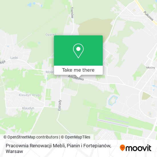 Pracownia Renowacji Mebli, Pianin i Fortepianów map