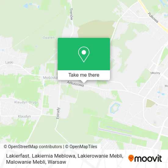 Карта Lakierfast. Lakiernia Meblowa, Lakierowanie Mebli, Malowanie Mebli