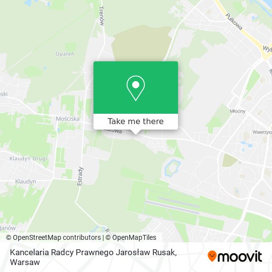 Kancelaria Radcy Prawnego Jarosław Rusak map