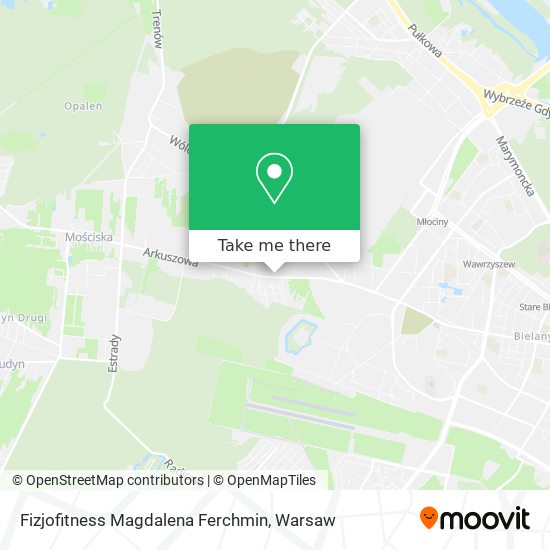 Fizjofitness Magdalena Ferchmin map