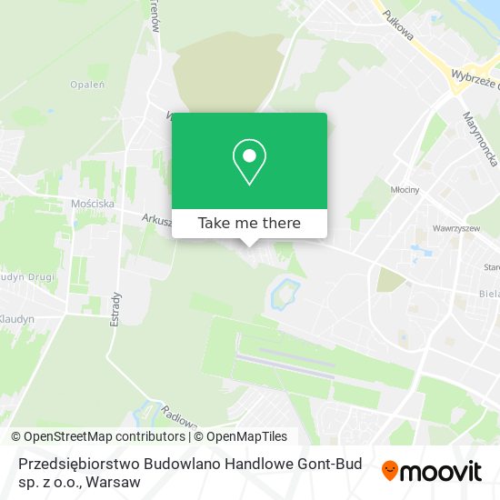 Przedsiębiorstwo Budowlano Handlowe Gont-Bud sp. z o.o. map