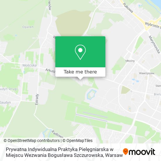 Prywatna Indywidualna Praktyka Pielęgniarska w Miejscu Wezwania Bogusława Szczurowska map