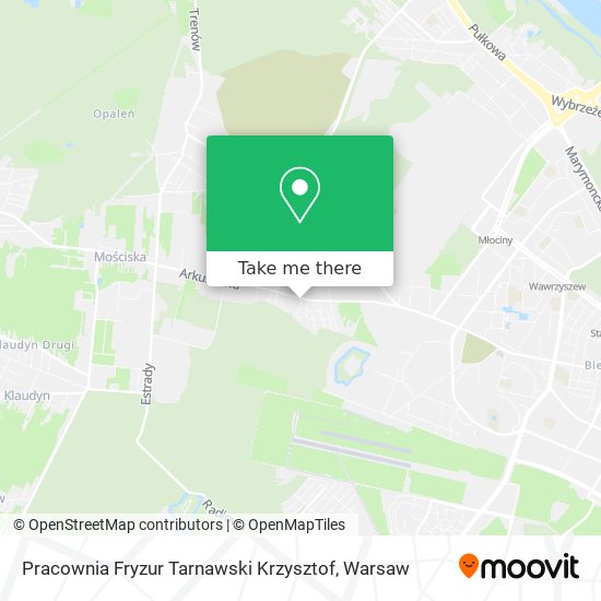 Pracownia Fryzur Tarnawski Krzysztof map