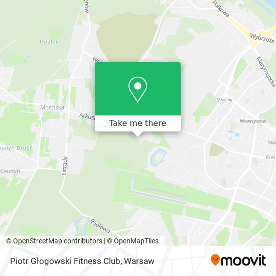 Piotr Głogowski Fitness Club map