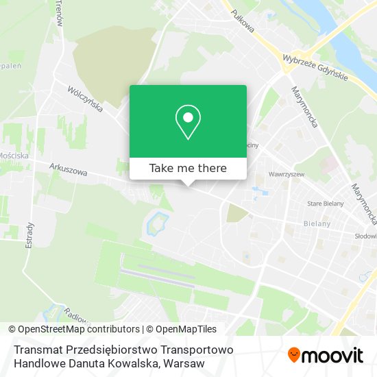 Transmat Przedsiębiorstwo Transportowo Handlowe Danuta Kowalska map