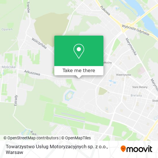 Towarzystwo Usług Motoryzacyjnych sp. z o.o. map