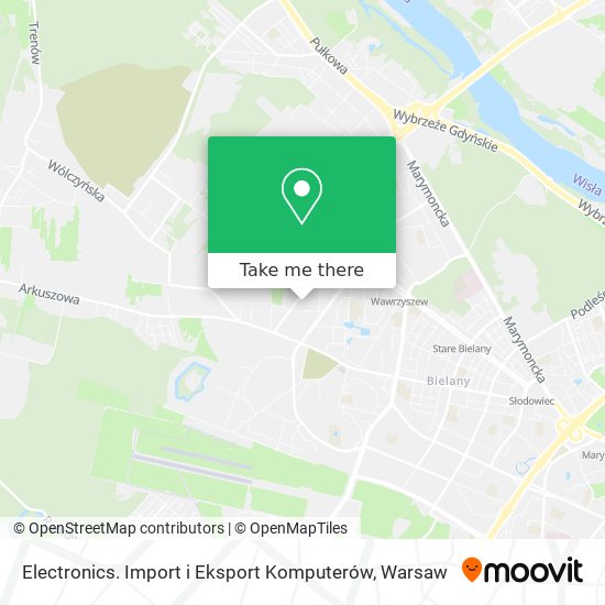 Electronics. Import i Eksport Komputerów map