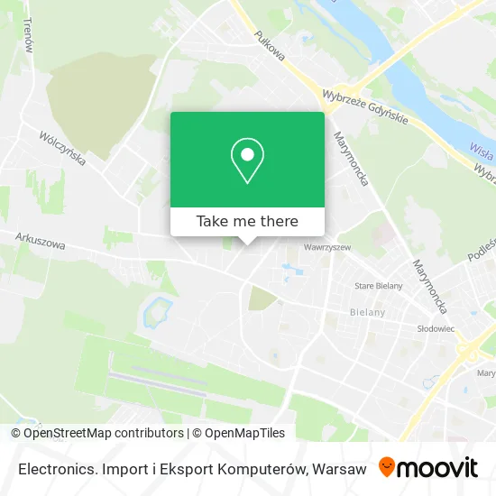Карта Electronics. Import i Eksport Komputerów