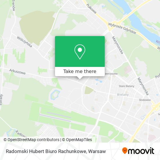 Radomski Hubert Biuro Rachunkowe map