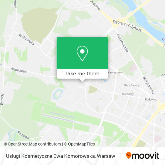 Uslugi Kosmetyczne Ewa Komorowska map