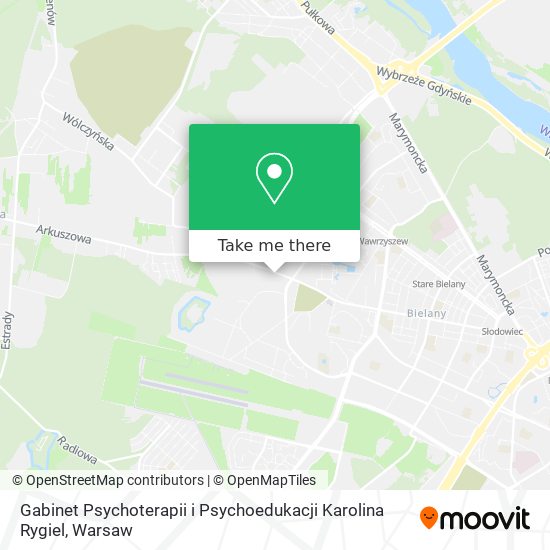 Gabinet Psychoterapii i Psychoedukacji Karolina Rygiel map