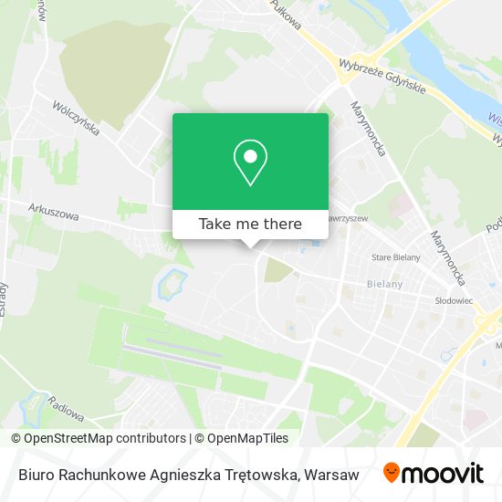 Biuro Rachunkowe Agnieszka Trętowska map