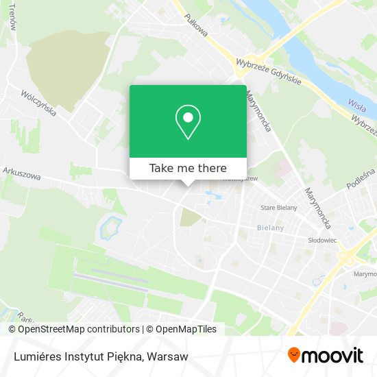 Lumiéres Instytut Piękna map