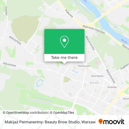 Карта Makijaż Permanentny- Beauty Brow Studio