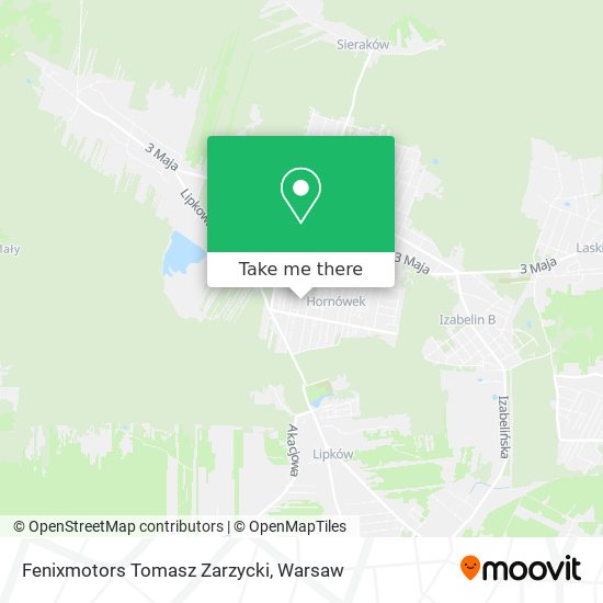 Fenixmotors Tomasz Zarzycki map