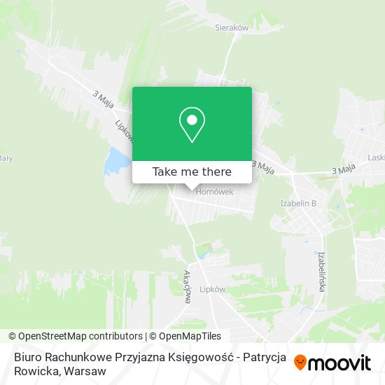 Biuro Rachunkowe Przyjazna Księgowość - Patrycja Rowicka map