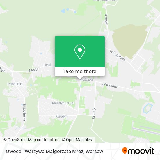 Owoce i Warzywa Małgorzata Mróz map