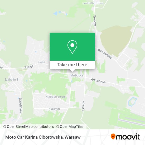 Moto Car Karina Ciborowska map