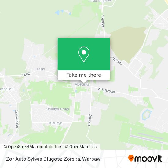 Zor Auto Sylwia Długosz-Zorska map