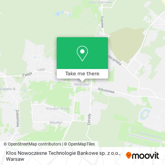 Карта Kłos Nowoczesne Technologie Bankowe sp. z o.o.