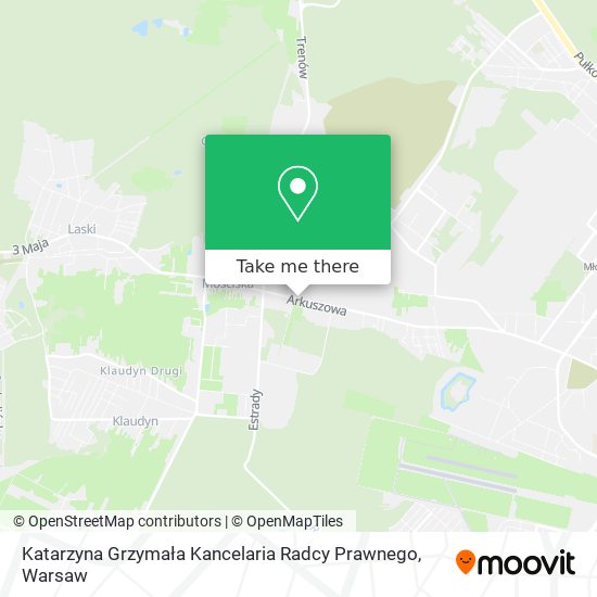 Katarzyna Grzymała Kancelaria Radcy Prawnego map