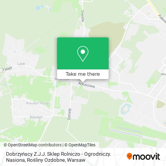 Dobrzyńscy Z.J.J. Sklep Rolniczo - Ogrodniczy. Nasiona, Rośliny Ozdobne map