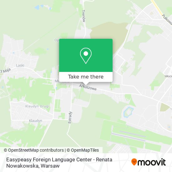 Карта Easypeasy Foreign Language Center - Renata Nowakowska