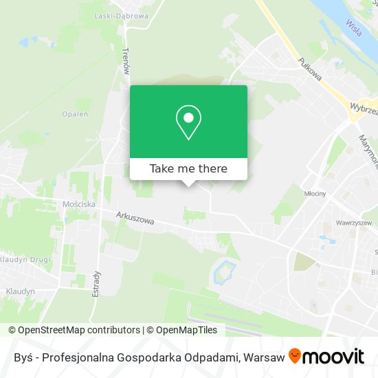 Byś - Profesjonalna Gospodarka Odpadami map