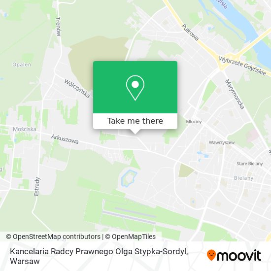 Kancelaria Radcy Prawnego Olga Stypka-Sordyl map