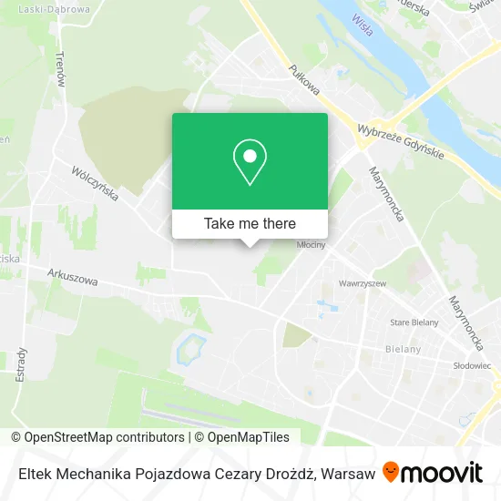 Eltek Mechanika Pojazdowa Cezary Drożdż map
