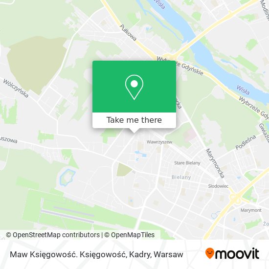 Карта Maw Księgowość. Księgowość, Kadry