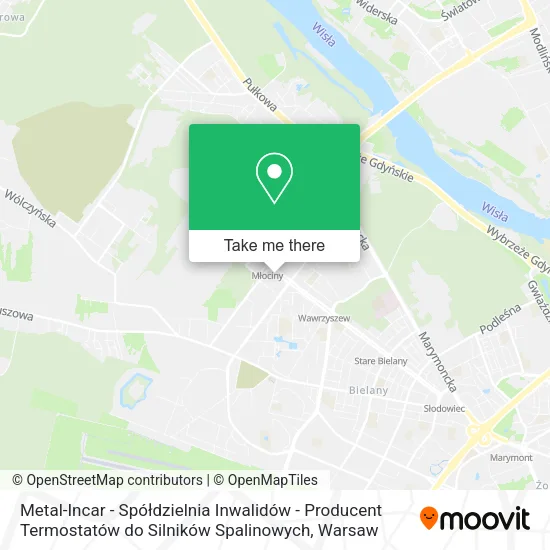 Metal-Incar - Spółdzielnia Inwalidów - Producent Termostatów do Silników Spalinowych map