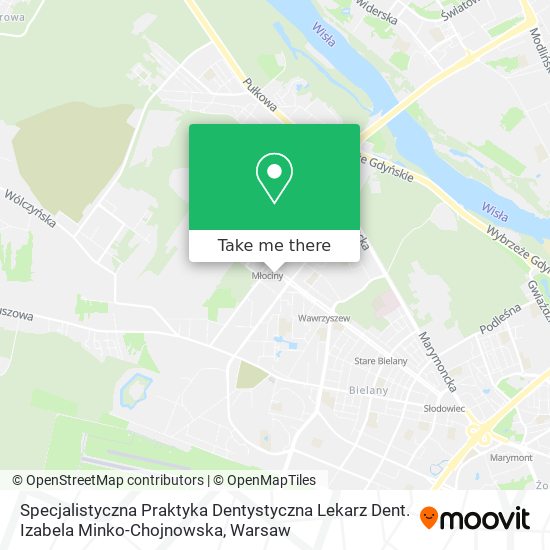 Specjalistyczna Praktyka Dentystyczna Lekarz Dent. Izabela Minko-Chojnowska map