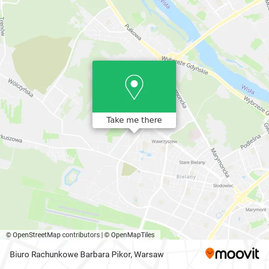 Карта Biuro Rachunkowe Barbara Pikor