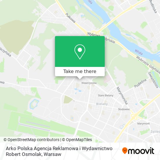 Arko Polska Agencja Reklamowa i Wydawnictwo Robert Osmolak map