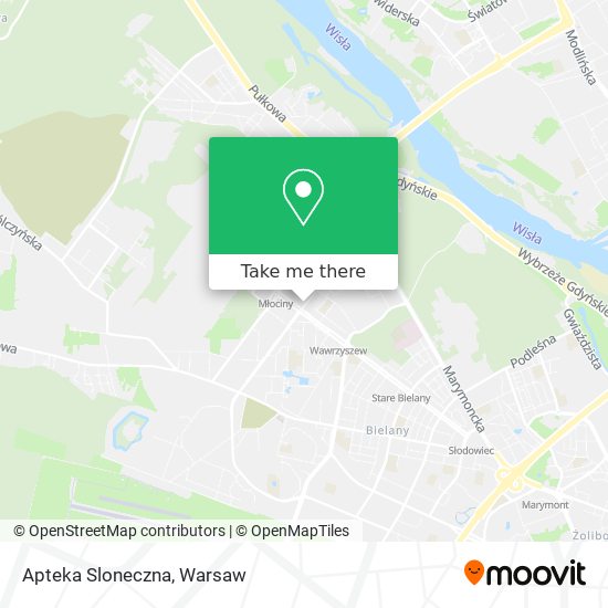 Apteka Sloneczna map