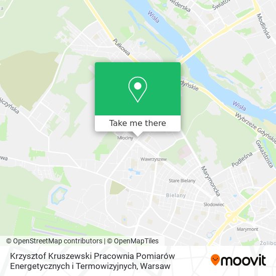 Krzysztof Kruszewski Pracownia Pomiarów Energetycznych i Termowizyjnych map