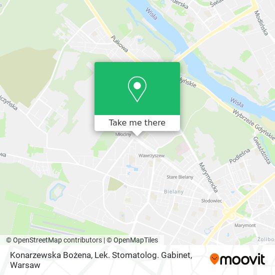 Konarzewska Bożena, Lek. Stomatolog. Gabinet map