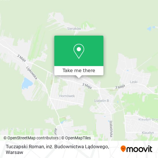 Tuczapski Roman, inż. Budownictwa Lądowego map