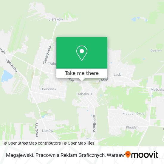 Magajewski. Pracownia Reklam Graficznych map