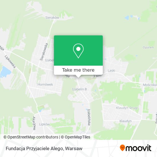 Fundacja Przyjaciele Alego map